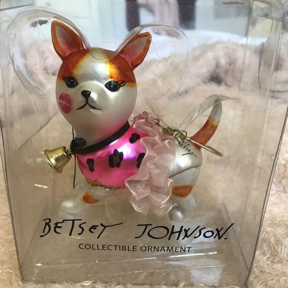 Betsey Johnson Dog Ornament